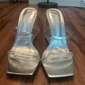 Zara transparent clear wedges, size 38/US 7-7.5